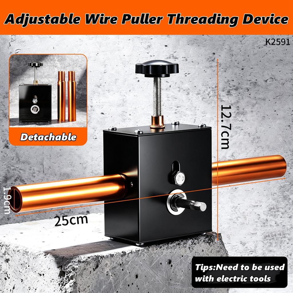 Xiaomi Automatic Wall Wiring Machine Portable Electric Wire Puller Threader Anti-Jamming Cable Threading Tool For Residential Building