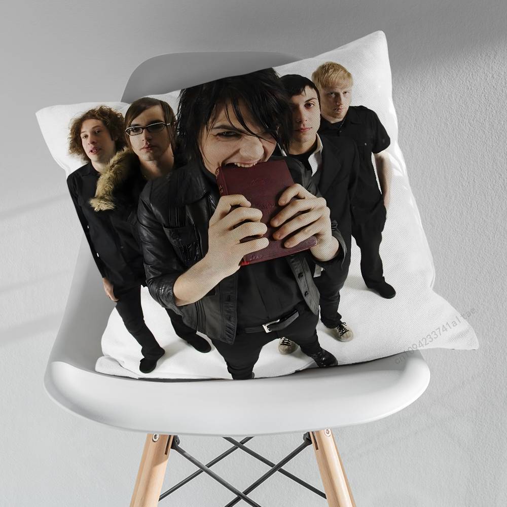 MMy CChemical RRomance Pillow Over Living Room Sofa Cushion Cover Home Decoration Bedroom Room Bed Pillow Cover