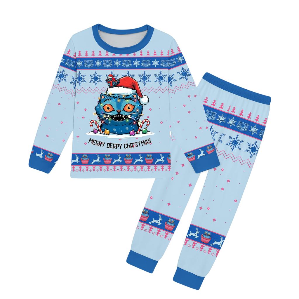 Girls Pants Set Kids Tee Shirt 2PCS Long Sleeve Cartoon Clothing Outfit