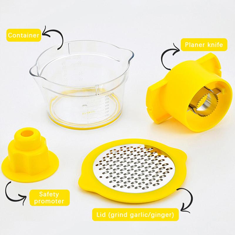 2-in-1 Corn Peeler Corn Stripper With Measuring Cup Cob Cutter Thresher Corn Stripper Fruit Vegetable Cooking Tools Kitchen