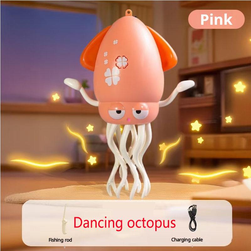 

Electric Dancing Octopus Toy Kids Sound and Light Obstacle Avoidance Crawling Simulated Octopus Baby Fun Interactive Toys