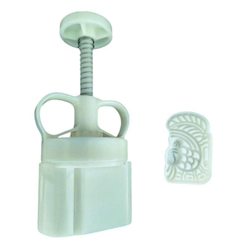 Hand Pressure Moon Cake Molds Relief Pattern Cookie Stamps Moon Cake Maker MidAutumn Festival Making Cookie Pastries Tool 1