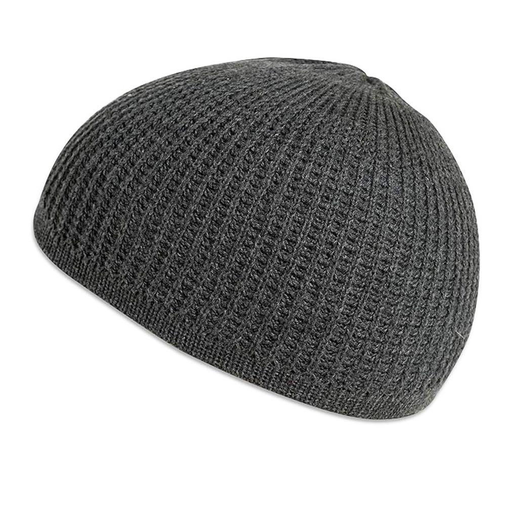 Casual Beanies Cap Solid Color Skull Hat New Kufi Cap  Men