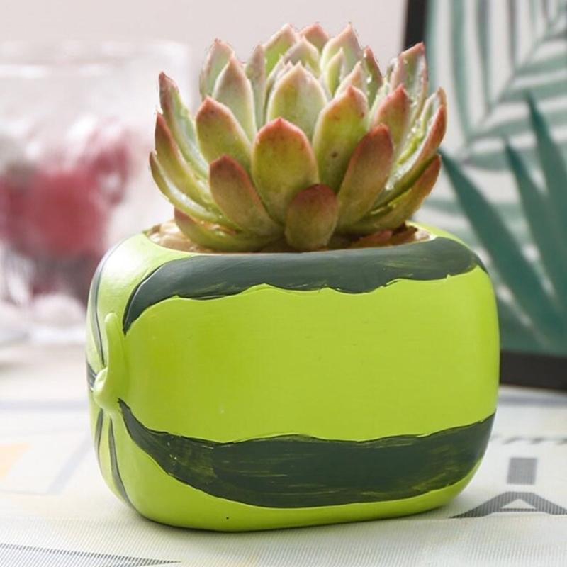Moule en Silicone Forme de Fruit Vase Pots de Fleurs Pot à Stylo Succulente Outil de Fabrication DIY Moule de Vase en Résine Béton Décorations de Maison Outil
