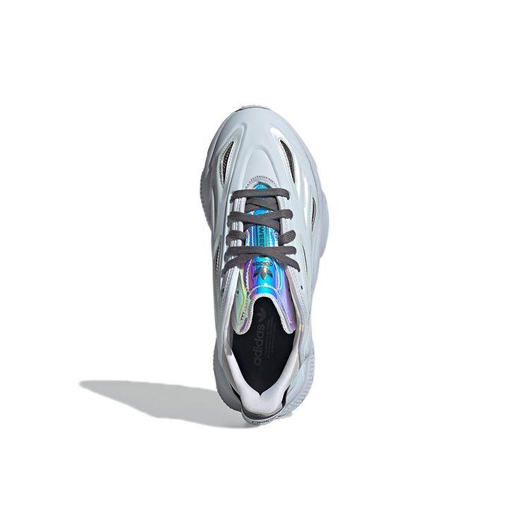 Adidas Originals Ozweego Celox Round Toe Lace-Up Durable Low-Top Lifestyle Shoes Women Sneakers Gray Blue GX2956