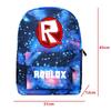 Roblox Pattern School Backpack With Starry Background And Large Capacity For Students