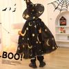 Bright Color Kids Witches Robes Wizard Halloween Cosplay Cape  Party Outfit