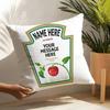 Art Funny Ketchup Label Pillow Case Linen Cushion Covers For Decorative Sofa Home Pillows Case Car Chair Pillows Cases