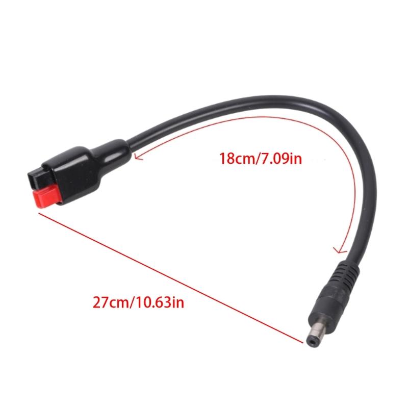 15AWG Coppers DC5521 5525 Male Connectors Cable With 30A Plugs Weatherproof For Foldable Solar Systems