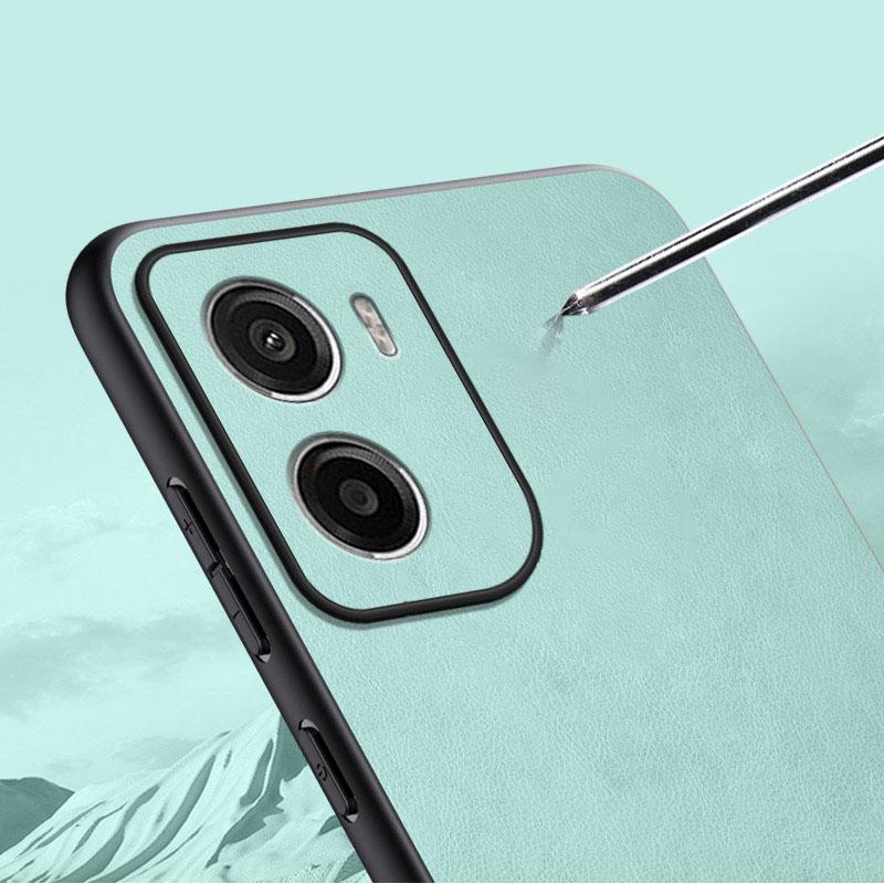 High Quality Luxury Leather Soft Leather Back Phone Case For Motorola Moto G05 Silicone Case For Motorola MotoG05 Back Cover