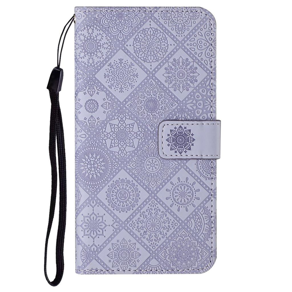 For Xiaomi 14T Pro Case Leather Case Ethnic Style Phone Wallet Cover with Strap