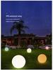 Solar Luminous Spherical Lawn Lamp: Waterproof Outdoor Atmosphere Light for Courtyard and Camping