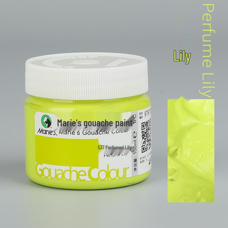 Mali Afwasbare Gouache Verf 100ml - Handgeschilderde Kleuren voor Kinderen en Studenten