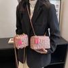 Small Bag Women's New Fashion Knitted Chain Messenger Bag Mini Bag