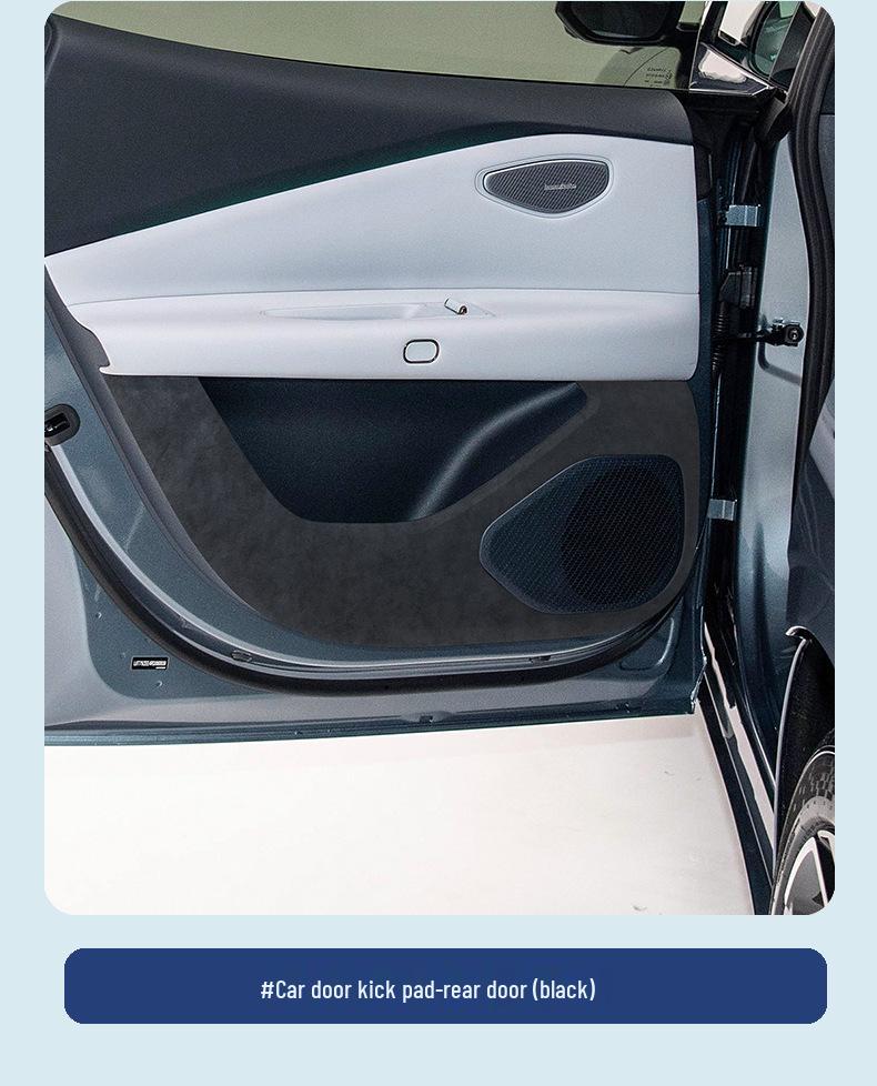 Lynk&Co Z10 Suede Door Kick Pads - Anti-Dirty, Anti-Kick Interior Protectors