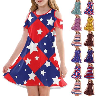 Girls' A-Line Dress -Summer Sleeveless Casual Sundress Toddler Dress