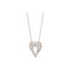 Swarovski Swa Infinity Double Heart Necklace Women necklace 5518868