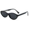 Material Polarized Men Sun Glass Oval Shape Uv400 Protection Sunglasses For Men Korean Style Trendy Female Sunglass