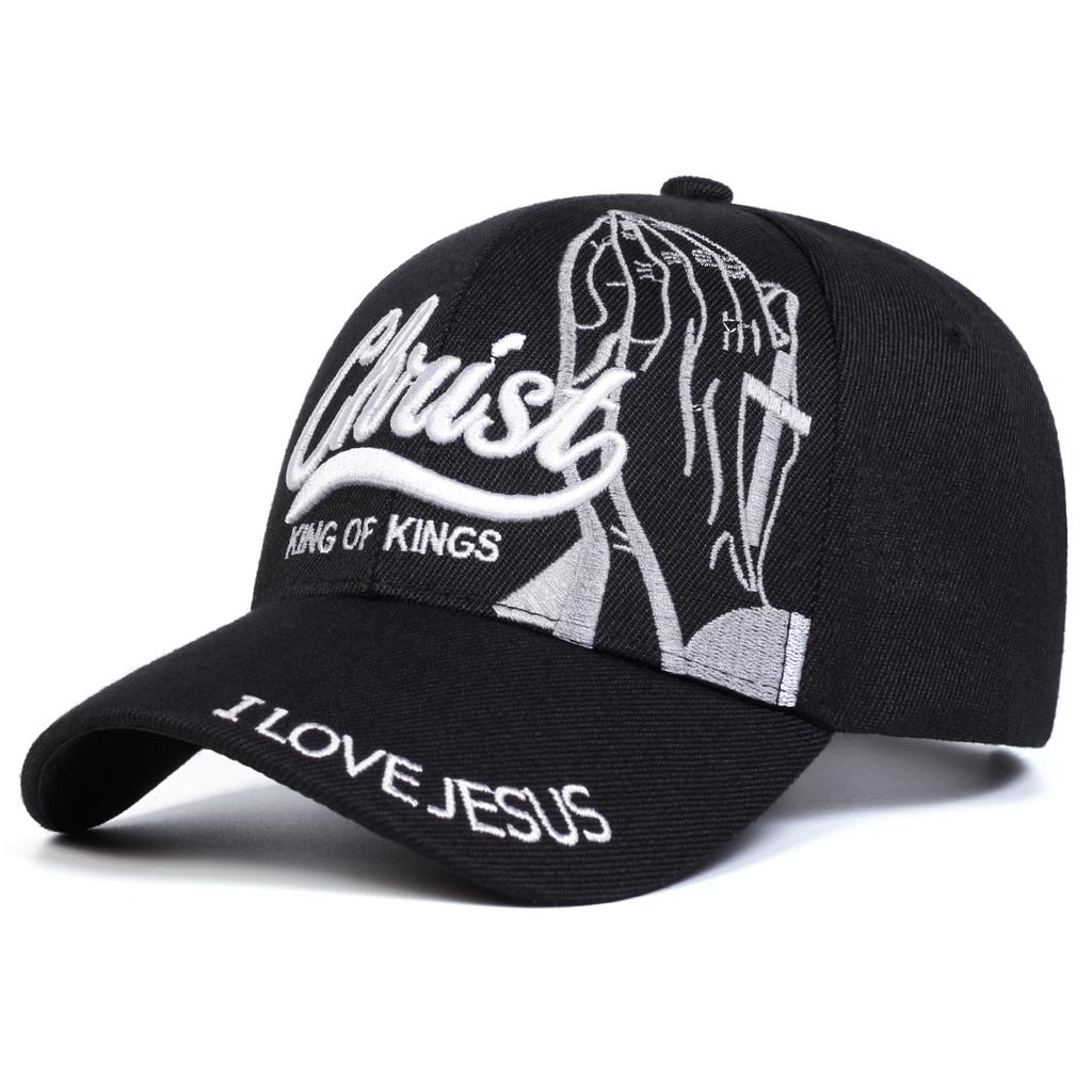 Fashion CHRIST KING OF KINGS Baseball Cap Unisex Outdoor Hip-hop Hat Men Leisure Travel Hats Golf Caps