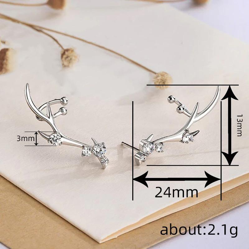 Female Fashion Personalized Antlers Earrings