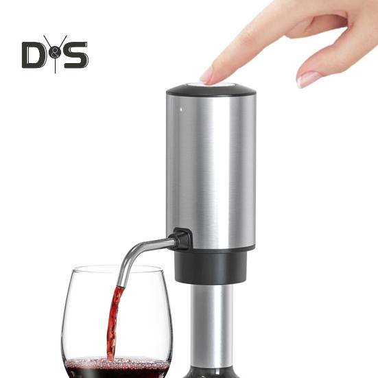 Elektrický dekantér na víno Automatický provzdušňovač vína USB dobíjecí jednodotykový dávkovač vína Výkonný nalévač vína pro rychlou dekantaci Dárek pro milovníky vína