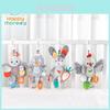 Vlinder Pinguïn Pluche Baby Rammelaars Met Hangend Speelgoed Voor Baby Ontwikkeling En Sensorisch Spel