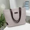 Cross-Border Fashion Trend: Versatile Literary Women's Large Capacity Linen Shoulder Bag for Leisure Travel CLE