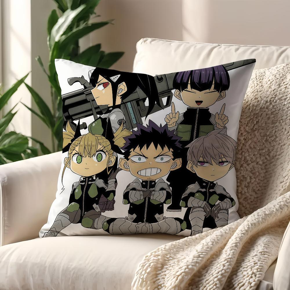 Kaiju No 8 Hachigou Anime cushion cover Decoration Room Shop Car Best Home Office Coffee Pillow Sofa Printing Nordic Simplicity 12x12Inch