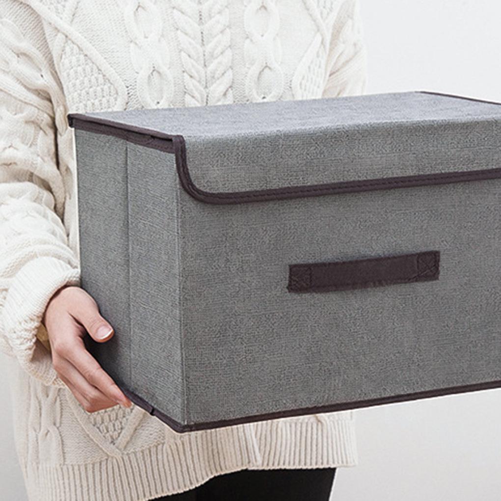 Cross-border Hot Selling Non-woven Fabric Folding Clothes Organizer Small (25*19*16cm) серый