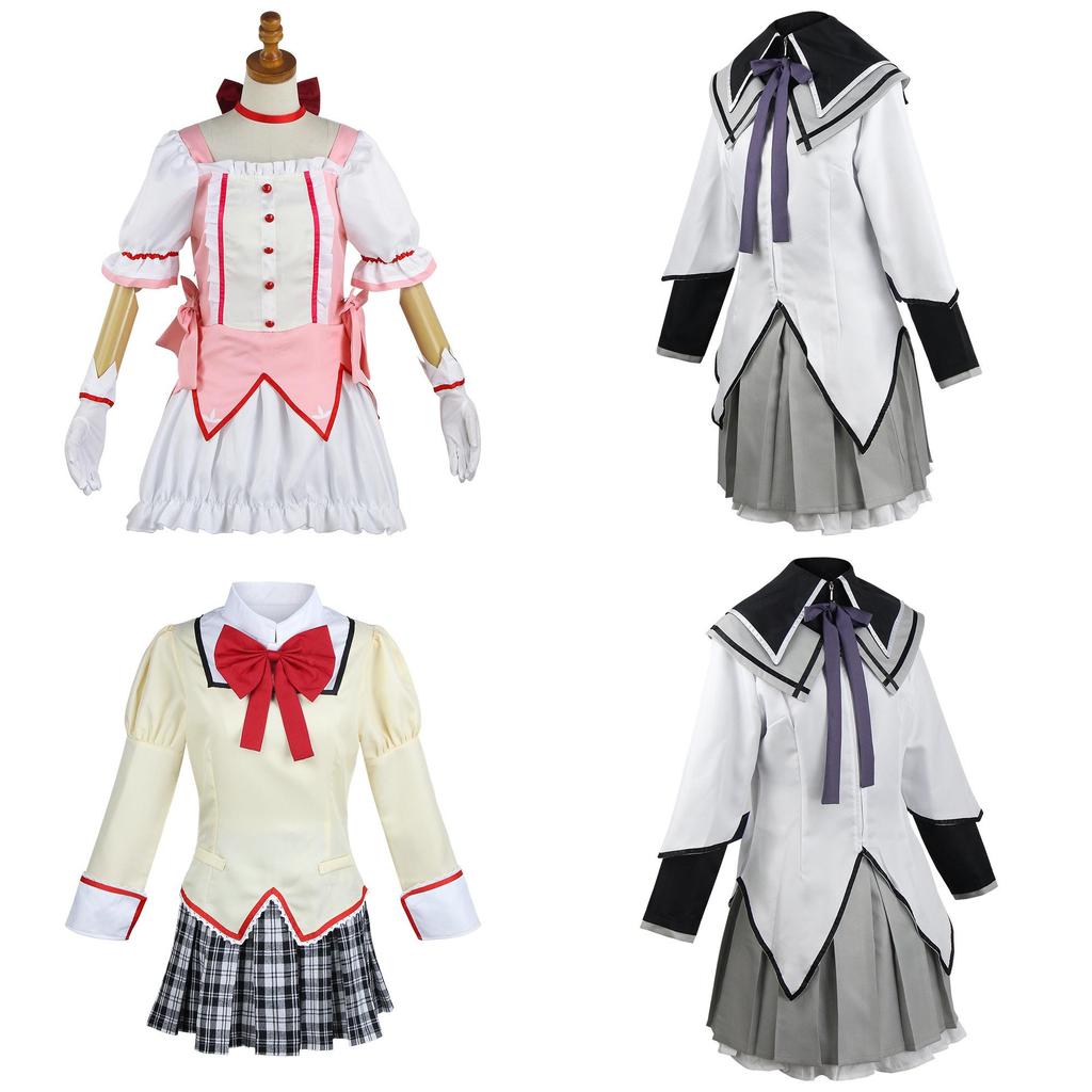 Puella Magi Madoka Magica Halloween Costume Uniform Dress For Women