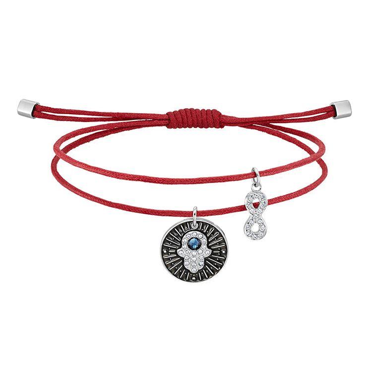 Swarovski Devil Lucky Guardian Eye Bracelet Men Bracelet Red 5504682 Red