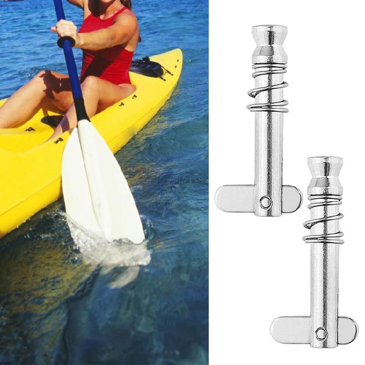 316 Rostfritt Stål Snabbkopplingar Biminitopp Pin Fjäder Marina Säkerhetsnålar