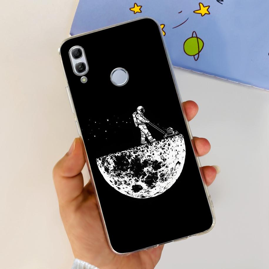 For Honor 10 Lite Case Honor 10i Shockproof Cover HRY-LX1T HRY-LX2 Stylish Flower Soft Silicone Clear TPU Funda For Honor10 Capa