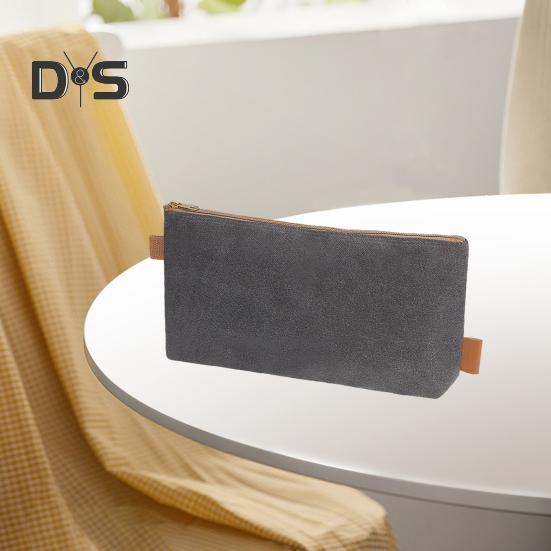 Geantă de depozitare a sculelor Pânză ceară udă rezistentă, portabilă, multifuncțională, cu fund plat, instrumente, gadgeturi, pungă organizatoare, consumabile pentru exterior