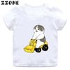 Cute Cat Drawing Print Kids Cartoon Funny TShirts Harajuku Casual Kawaii Baby Boys Summer T Shirt Children Tops Girls Clothes