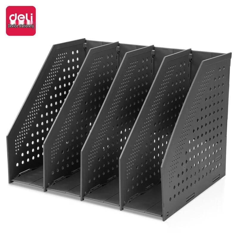 Deli Four-Tier Foldable File Organizer Four-Tier