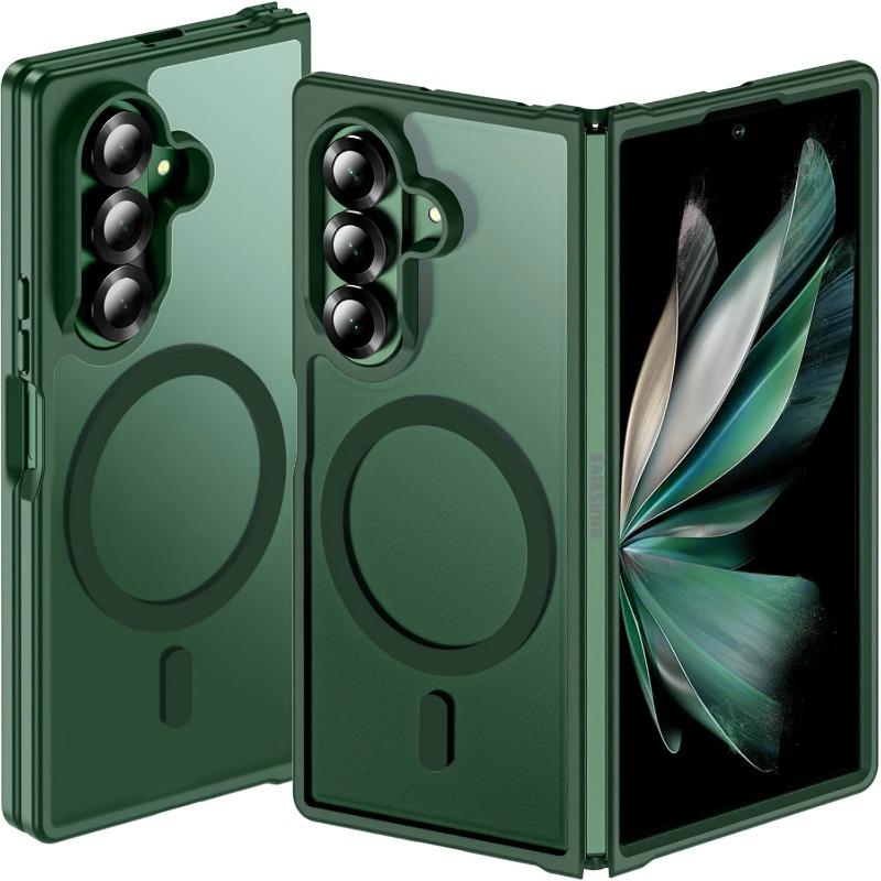 

To Samsung ZFold7 Folding Mobile Phone Case ZFlip6 Full Inclusive Matte Skin Sensitive Magnetic Absorption Anti Fall Protection Case New Model Samsung Z Flip6