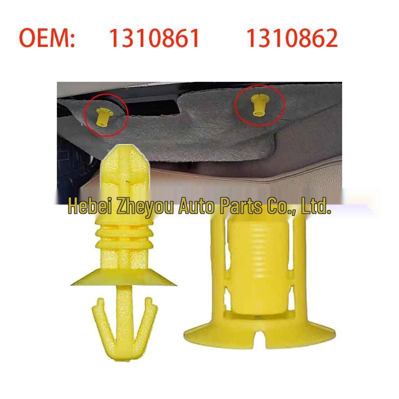 

Ford Focus Front Dashboard Passenger Storage Flannel Screws (1310861, 1310862) Passenger side storage box screws