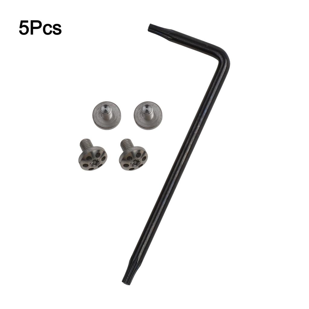 1 Set 1911 Grips Screws Set Stainless Steel O-Rings & For T10 Key Included Wood Guard Make Refit Modified Accessories Bolt