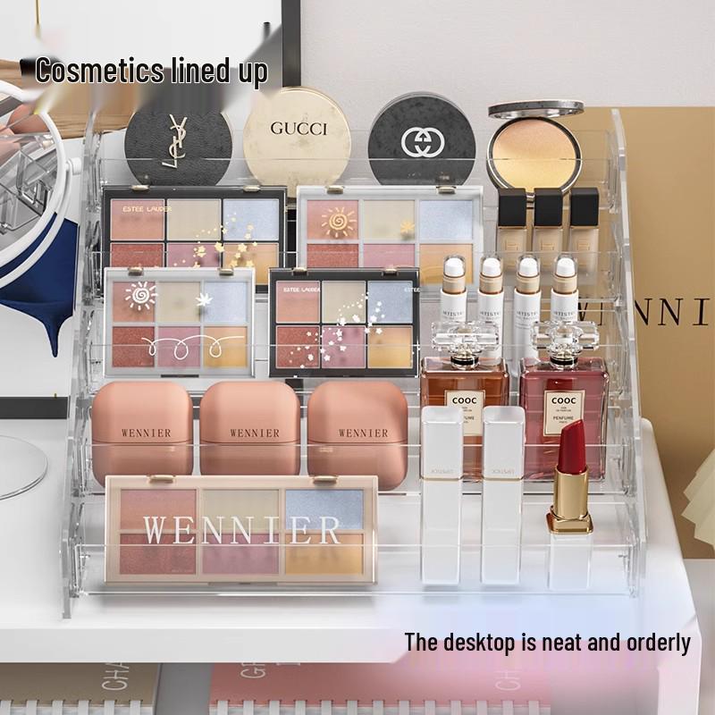 Makeup Display Stand: Organize Lipsticks, Powder, Eyeshadows, and Nail Polish