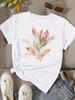 (Asian Size) Print Female Sweet 90s Trend Clothing Short Sleeve T Shirt Woman Women Fashion Tee Top Graphic T-shirts