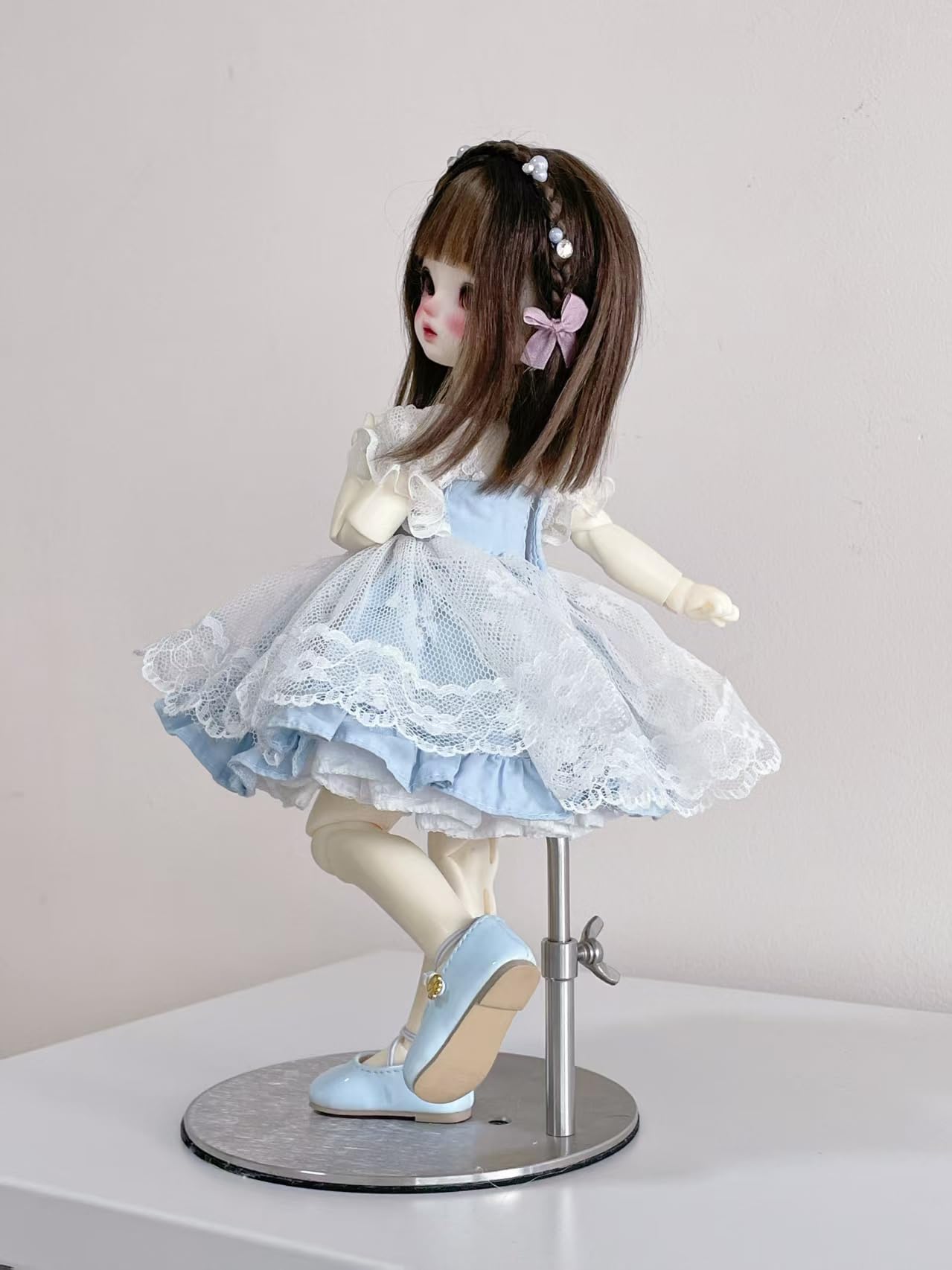 

HAMRETHYPPZ 16 Кукла BJD на шаровых шарнирах, Платье для куклы, Костюм для куклы, Наряд горничной, Милая юбка принцессы, Милая юбка горничной, Кружевная юбка (Голова и тело не включены)