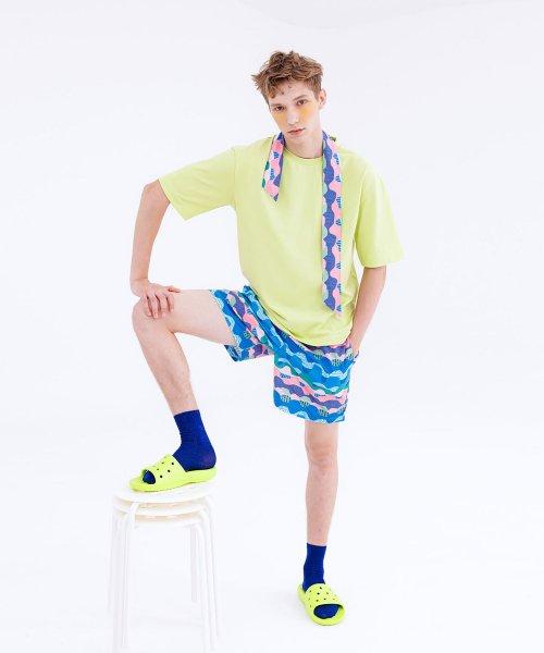 [Sunday Lounge] Men's Beach Walk T-shirt Pants Set SMKFA406 [Shipped from Korea] 100% Authentic