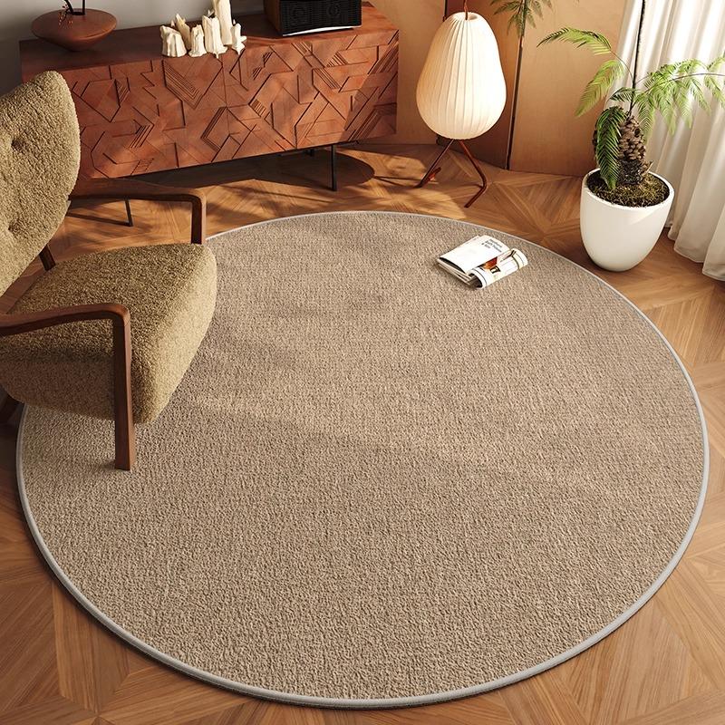 Kulatý koberec Podložka na podlahu do obývacího pokoje Protiskluzový koberec Koberec do ložnice Podložka pod nohy k posteli Koberec pro domácí dekoraci Alfombra de sala de estar
