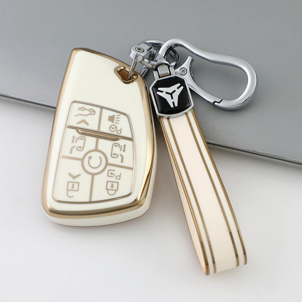Premium 7 Button for Buick Enclave Envision Key Fob Cover Case Protector Shell