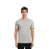 New Balance T Shirts Men's Gray Crew Neck Moderate Straight Fit AMT21262-AG