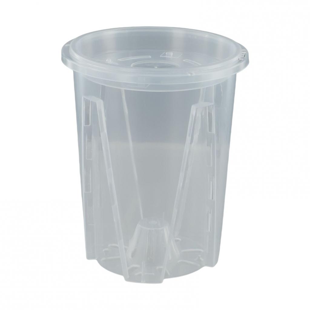 Przezroczyste Plastikowe Doniczki Szkółkarskie z Podstawką Niezbędne Narzędzia dla Miłośników Roślin