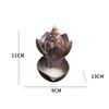 2024 New Antique Lotus Backflow Incense Burner Ceramic Aromatherapy Waterfall Incense Burner Creative Ceramic Ornaments