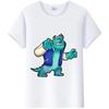 Casual Monsters, Inc. T-Shirt White Female TShirt James -P- Sullivan Funny Mr.Q Graphic Tees Aesthetic Clothing Unisex