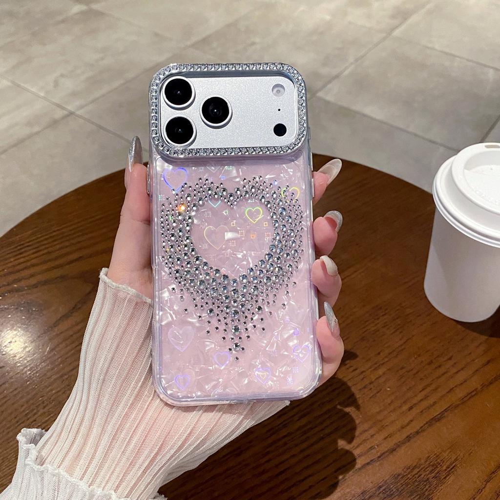 Applicable To Oppo Reno11F Shell Pattern Mobile Phone Case A1 Love Point Drill Realme11 Large Frame Bracelet